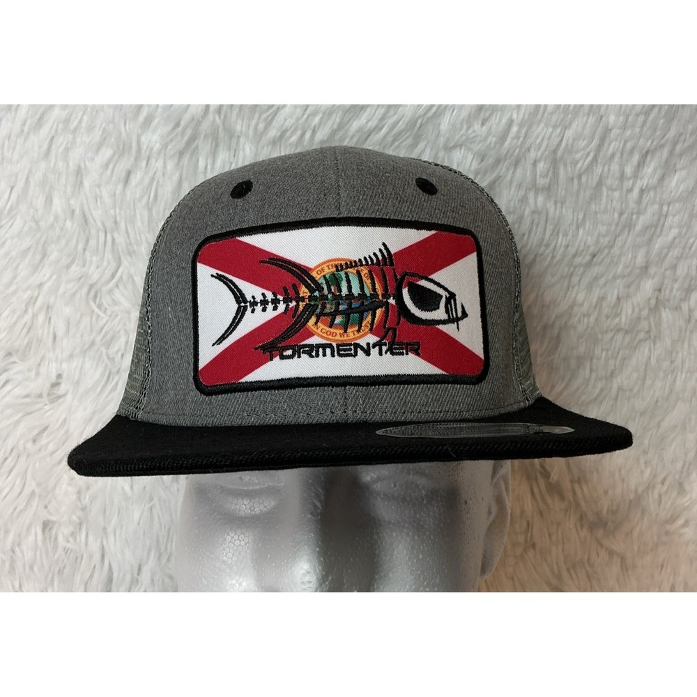 Tormentor Flat bill Hat Florida Flag grey/black New